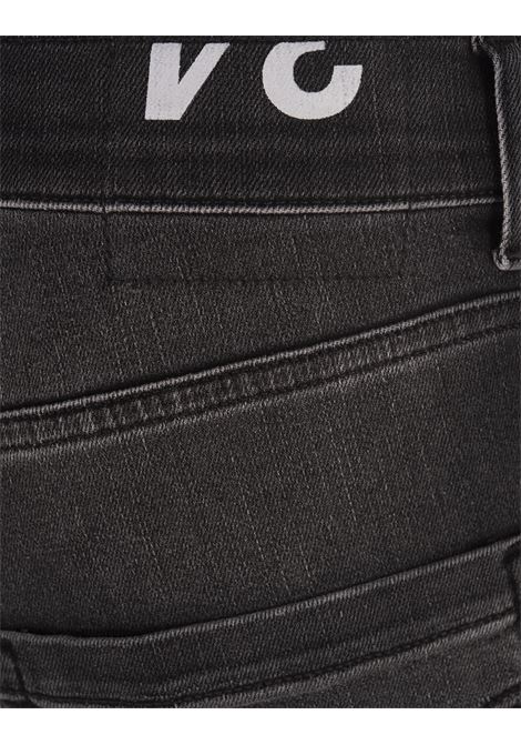 DONDUP Jeans Mius Slim Fit In Denim Stretch Grigio Scuro - DONDUP
