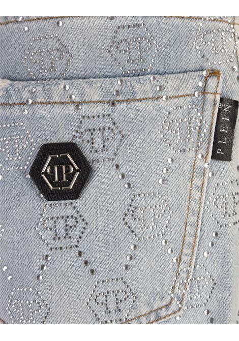 PHILIPP PLEIN Jeans Mom Fit Strass Monogram - PHILIPP PLEIN