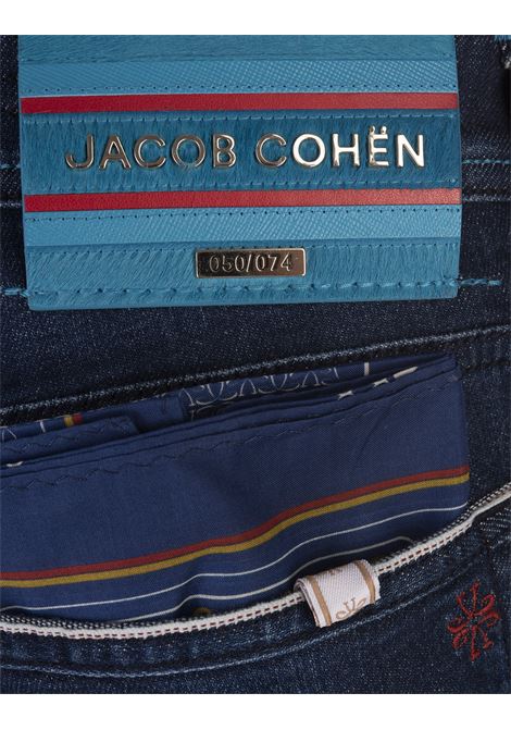 JACOB COHEN Jeans Nick Limited Edition Slim Fit In Denim Cimosato Stretch Blu - JACOB COHEN