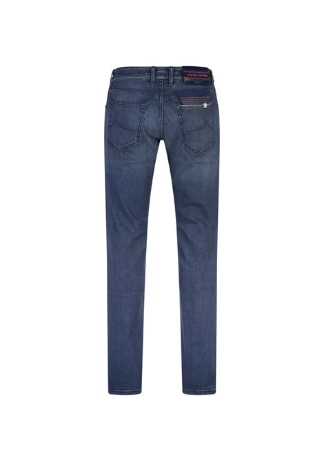 JACOB COHEN Jeans Nick Limited Edition Slim Fit In Denim Cimosato Stretch Blu Medio-Chiaro - JACOB COHEN