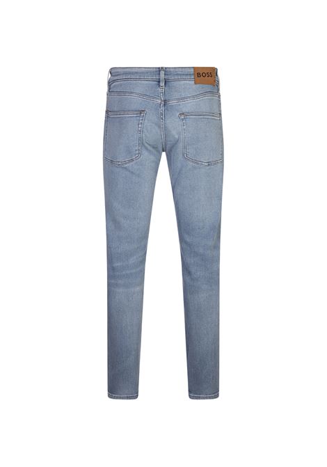 BOSS Jeans Slim Fit In Denim Comfort-Stretch Fresh-Blue - BOSS