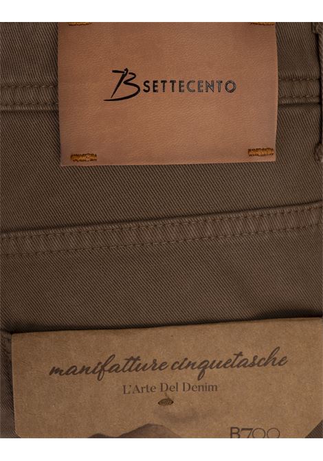 BSETTECENTO Jeans Slim Tapered In Denim Marrone - BSETTECENTO