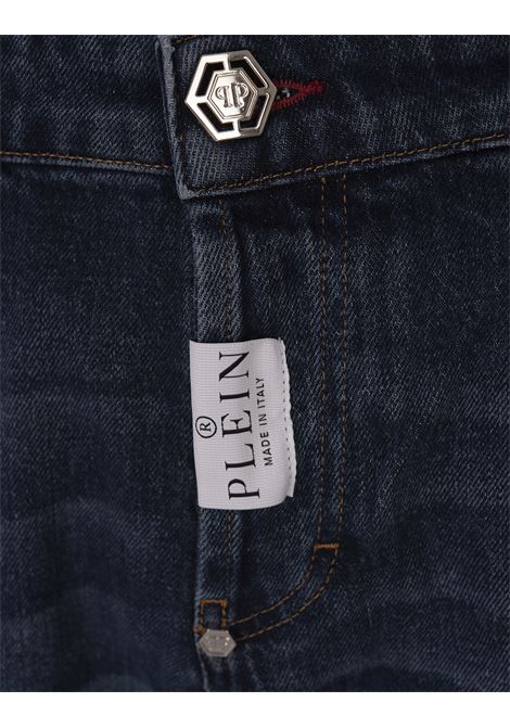PHILIPP PLEIN Jeans Super Straight Cut Blu - PHILIPP PLEIN
