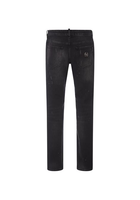 PHILIPP PLEIN Jeans Super Straight Cut Neri - PHILIPP PLEIN