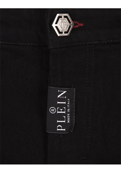 PHILIPP PLEIN Jeans Super Straight Cut Neri - PHILIPP PLEIN