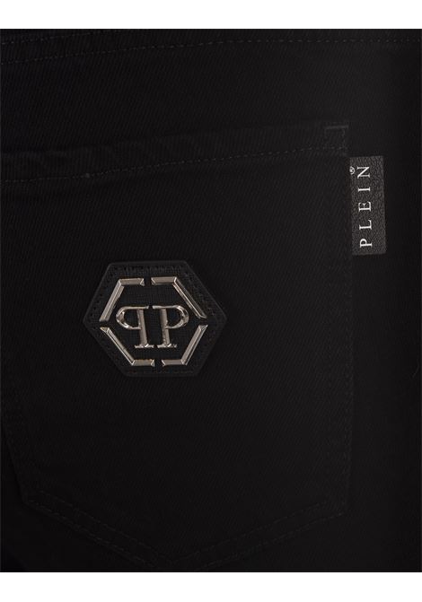 PHILIPP PLEIN Jeans Super Straight Cut Neri - PHILIPP PLEIN