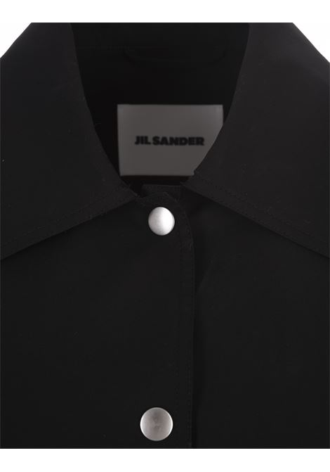 JIL SANDER Giubbotto Nero Con Logo - JIL SANDER