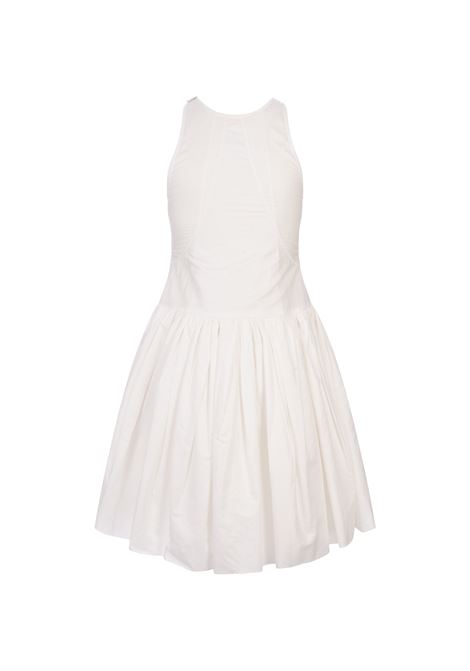 JIL SANDER Mini Abito Smanicato Bianco - JIL SANDER
