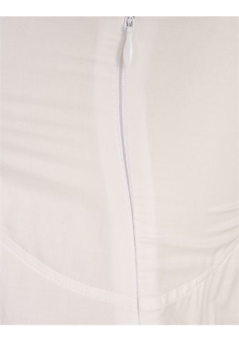 JIL SANDER Mini Abito Smanicato Bianco - JIL SANDER
