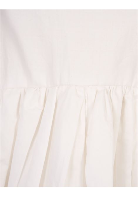JIL SANDER Mini Abito Smanicato Bianco - JIL SANDER