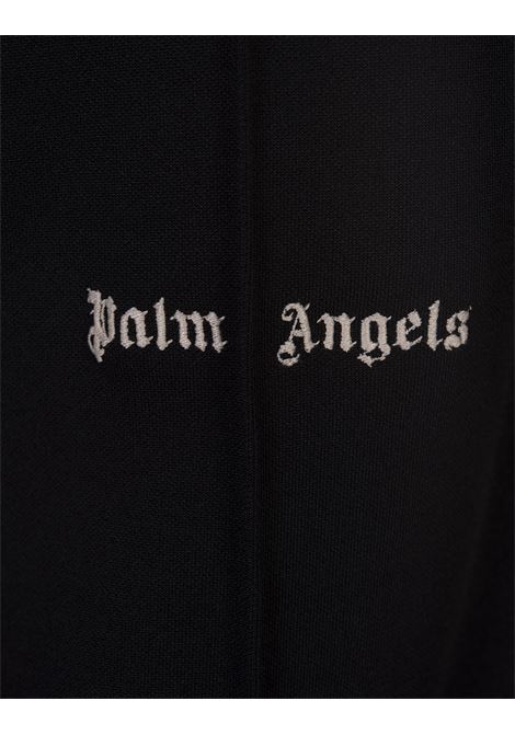 PALM ANGELS Joggers A Gamba Dritta Neri Con Logo - PALM ANGELS