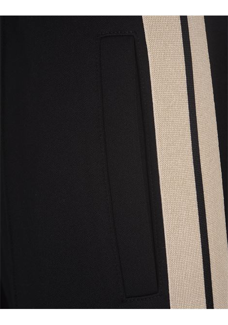 PALM ANGELS Joggers A Gamba Dritta Neri Con Logo - PALM ANGELS