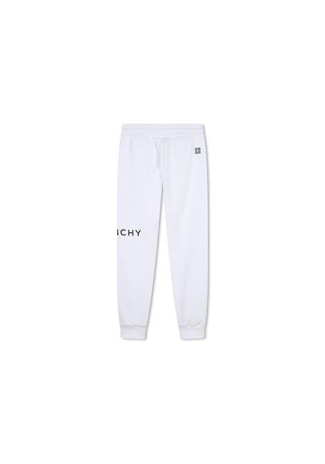 GIVENCHY KIDS Joggers Bianchi Con Logo GIVENCHY 4G - GIVENCHY KIDS