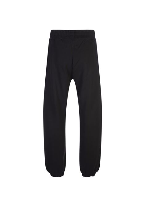 PALM ANGELS Joggers Neri Con Logo Sulla Vita - PALM ANGELS
