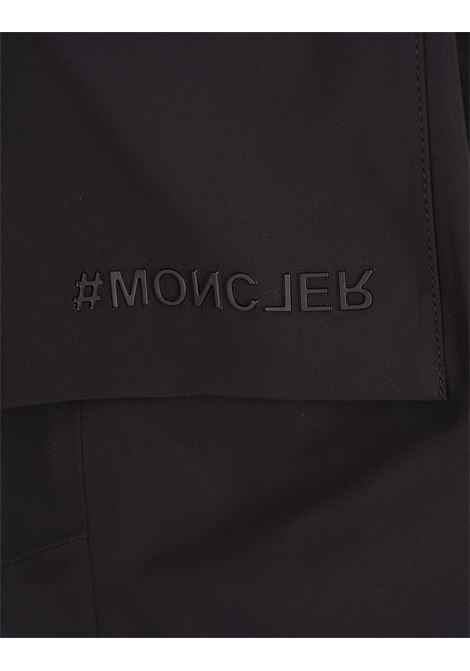 MONCLER GRENOBLE Joggers Neri In Hardshell - MONCLER GRENOBLE