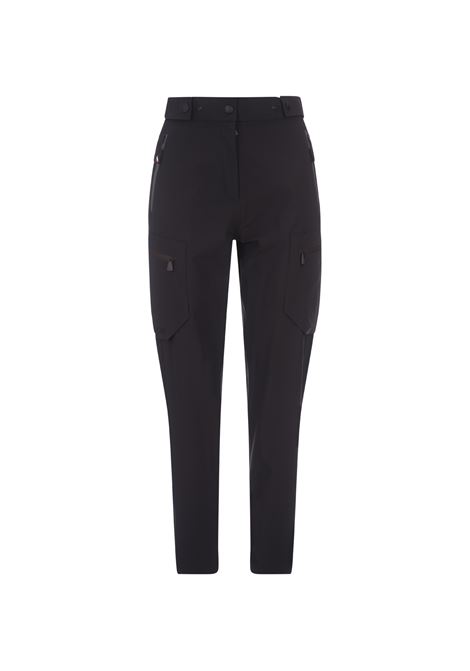 MONCLER GRENOBLE Joggers Neri In Hardshell - MONCLER GRENOBLE