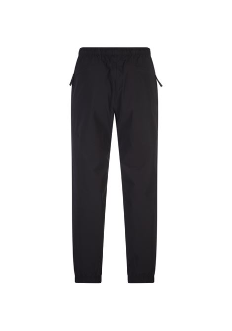 MONCLER Joggers Neri In Nylon Tecnico Stretch - MONCLER