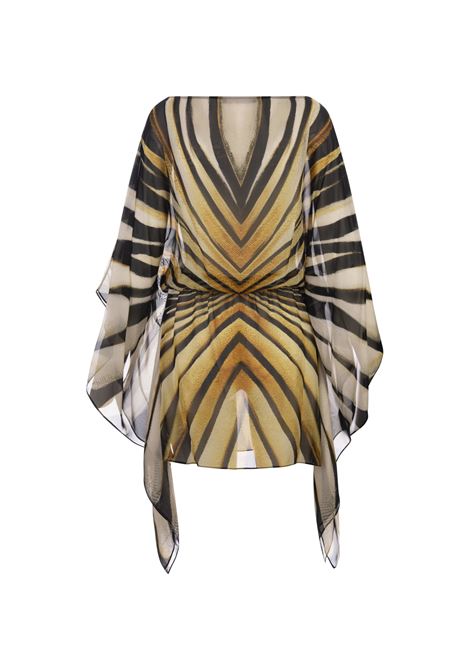 ROBERTO CAVALLI Kaftano Corto Con Stampa Ray Of Gold - ROBERTO CAVALLI