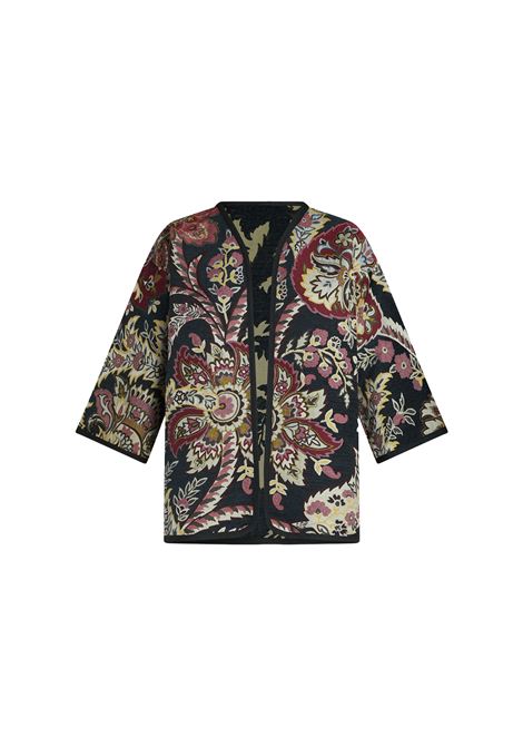 ETRO Kesa Reversibile In Ciniglia Jacquard Multicolore - ETRO