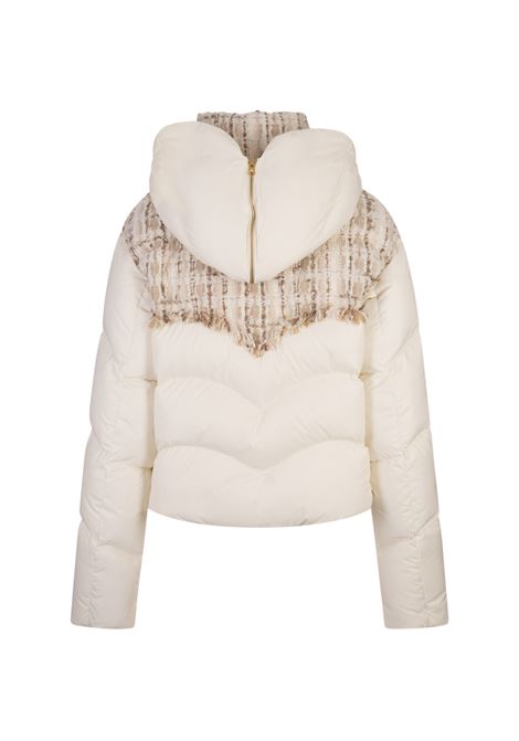 KHRISJOY Piumino Hug Tweed Butter - KHRISJOY