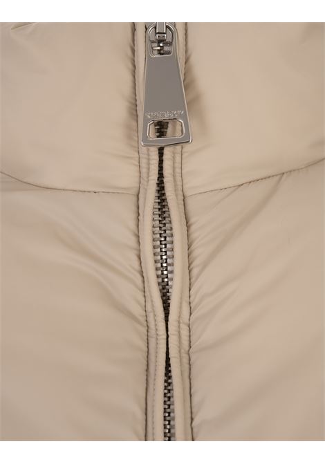 KHRISJOY Piumino Puff Joy Cropped Sabbia - KHRISJOY