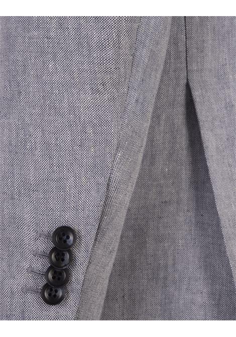 KITON Blazer In Lino Grigio - KITON