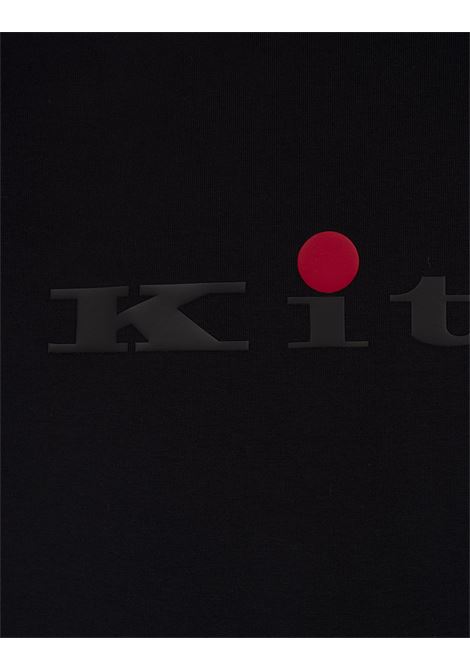 KITON Felpa Girocollo Nera Con Logo - KITON
