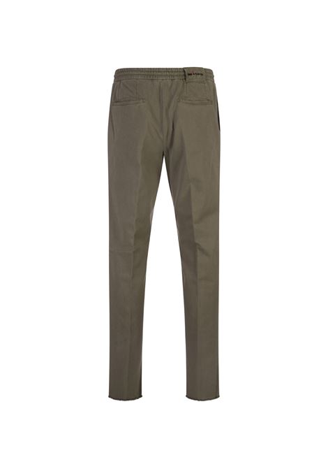 KITON Pantaloni Con VIta Elasticizzata Kaki - KITON