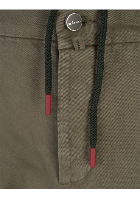 KITON Pantaloni Con VIta Elasticizzata Kaki - KITON