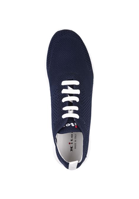 KITON Sneakers Running ''FIT'' Blu - KITON