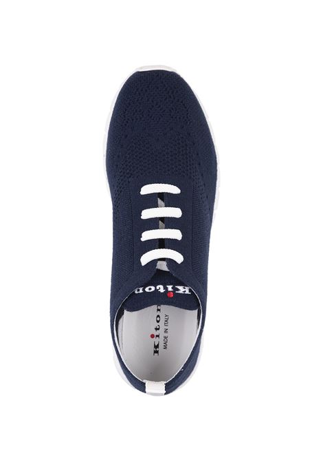 KITON Sneakers Running In Cashmere Blu - KITON