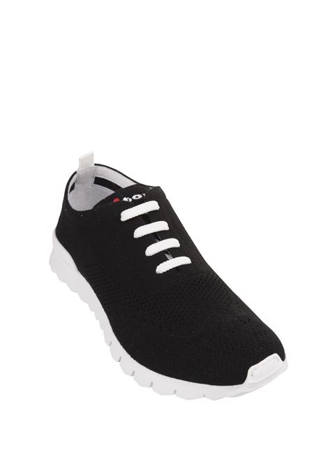 KITON Sneakers Running In Cashmere Nero - KITON