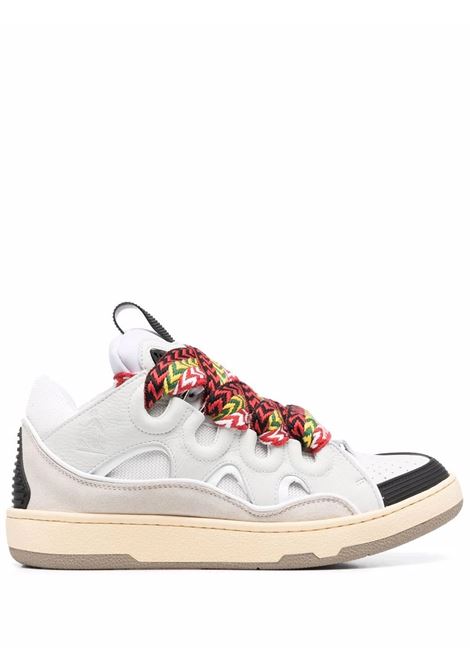 LANVIN Sneakers Curb In Pelle Bianca - LANVIN