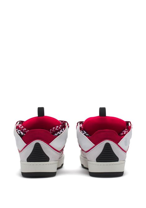 LANVIN Sneakers Curb Nere Fucsia E Bianche - LANVIN