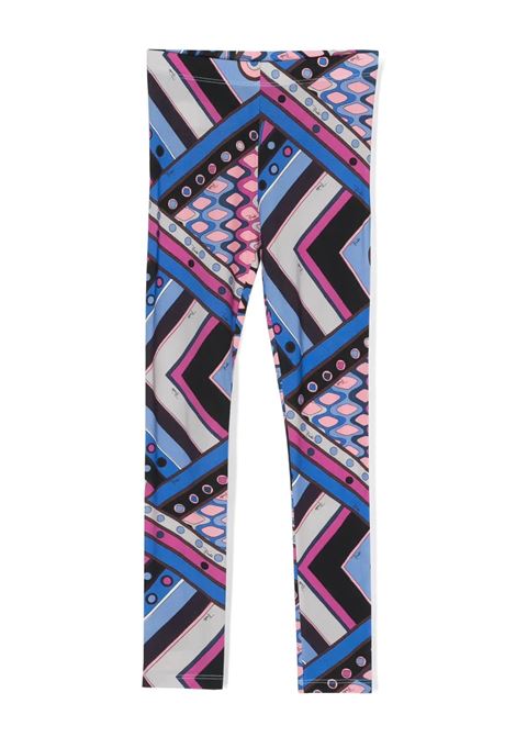 EMILIO PUCCI JUNIOR Leggings Con Stampa Vivara - EMILIO PUCCI JUNIOR
