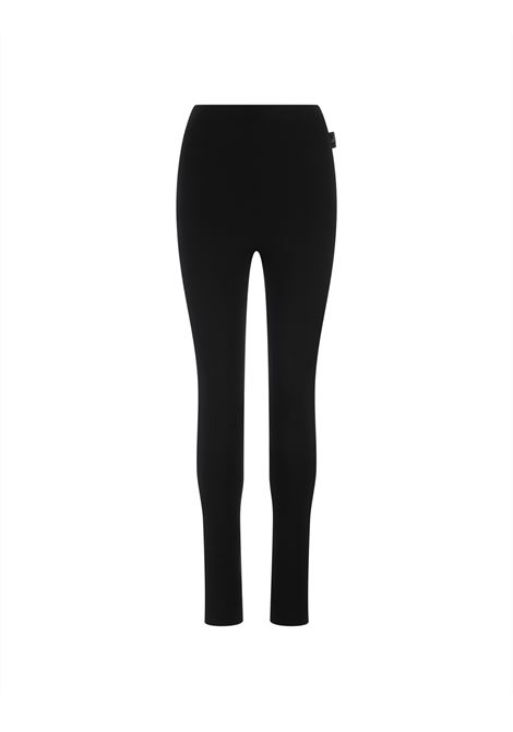 MONCLER GRENOBLE Leggings In Jersey Tecnico Nero - MONCLER GRENOBLE