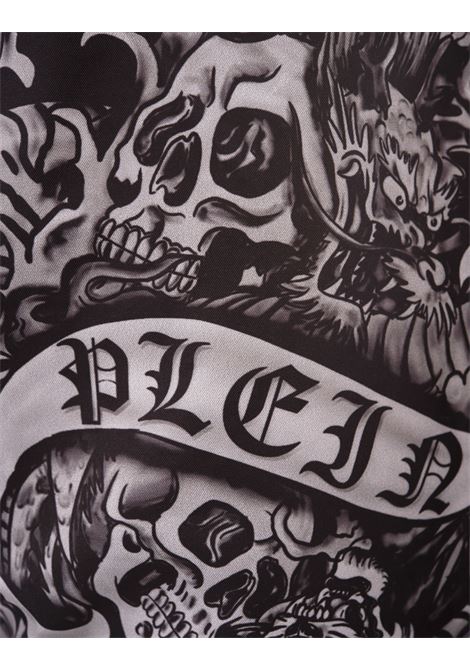 PHILIPP PLEIN Long Swim Boxers Tattoo - PHILIPP PLEIN