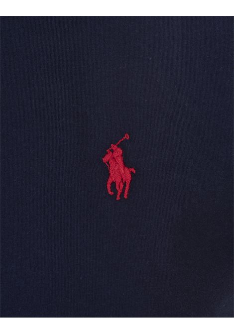 RALPH LAUREN Maglia A Trecce In Lana E Cashmere Blu Cacciatore - RALPH LAUREN