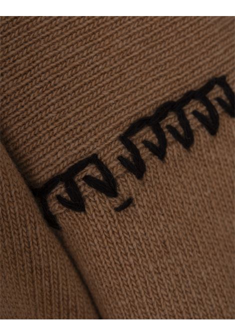 MARNI Maglia Con Cappuccio Cammello Con Impunture A Contrasto - MARNI