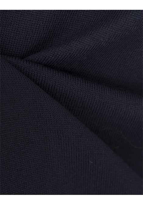 STONE ISLAND Maglia Girocollo In Lana Rasata Blu Navy - STONE ISLAND