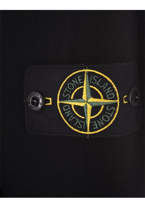STONE ISLAND Maglia In Lana Stretch RWS Nera - STONE ISLAND