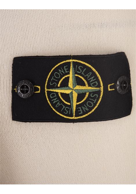 STONE ISLAND Maglia In Lana Stretch RWS Stucco - STONE ISLAND