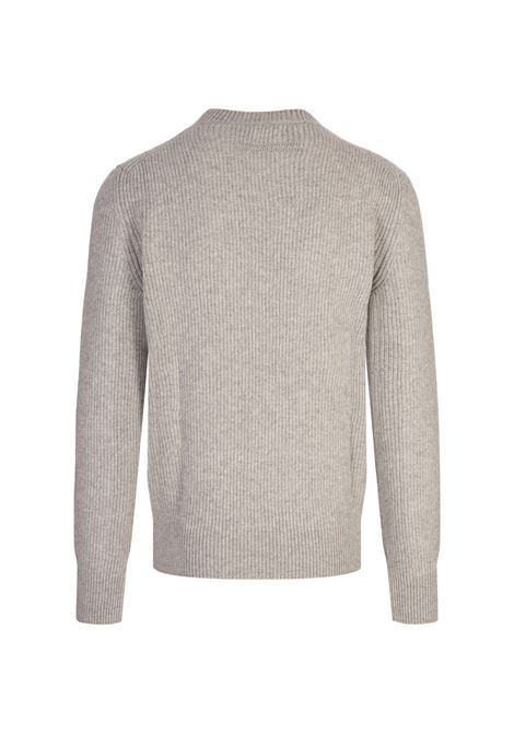 ZEGNA Maglione A Girocollo In Oasi Cashmere Grigio Chiaro - ZEGNA