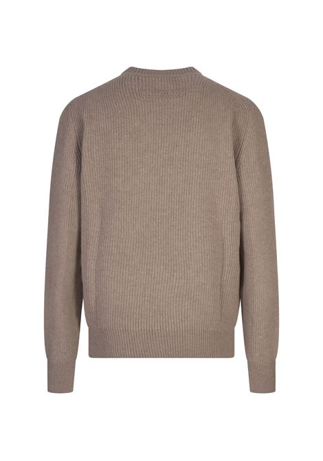 ZEGNA Maglione A Girocollo In Oasi Cashmere Taupe - ZEGNA