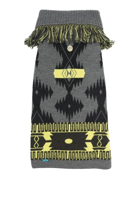 ALANUI Maglione Alanui x Poldo Dog Couture Icon Grigio - ALANUI