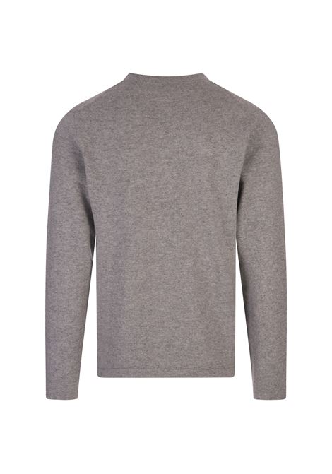VINCE Maglione Classic Fit In Cashmere Grigio - VINCE