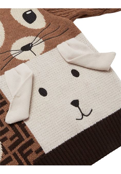 FENDI KIDS Maglione Con Animali Mascotte - FENDI KIDS