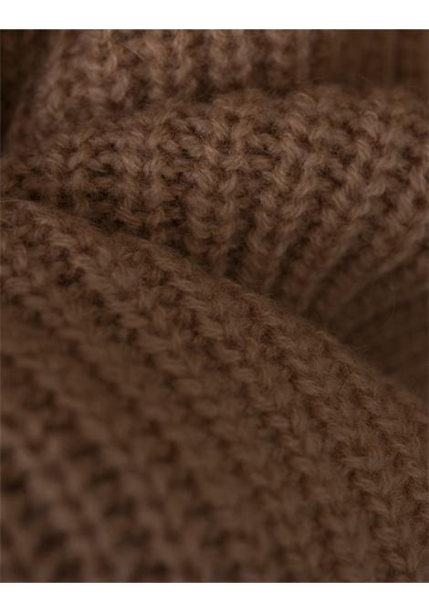 MSGM Maglione Con Cappuccio In Lana E Cashmere Biscotto - MSGM