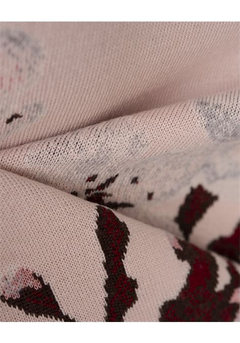 ALEXANDER MCQUEEN Maglione Con Maniche A Bozzolo Blossom In Rosa/Multicolore - ALEXANDER MCQUEEN