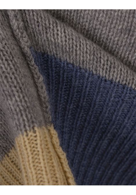 MARNI Maglione In Cashmere Color Block Sodium - MARNI